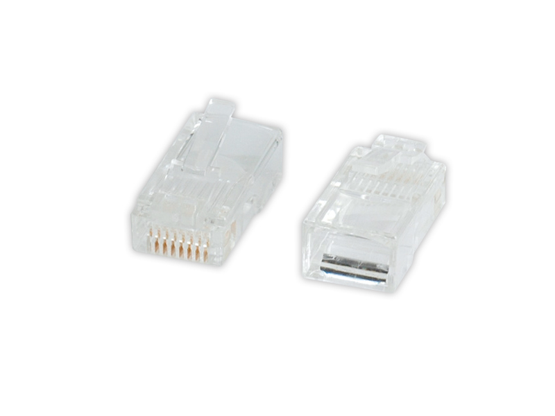 Plug RJ45 per cavi tondi cat.5e - ADJ