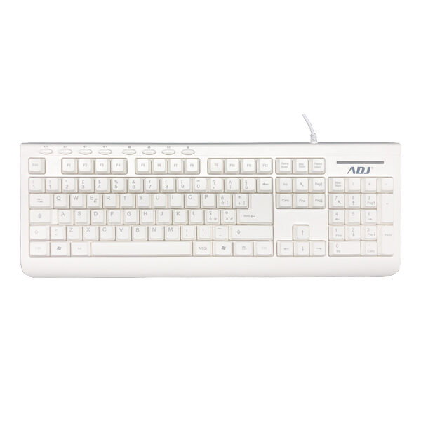Pure Keyboard USB Bianca ADJ 500-00036