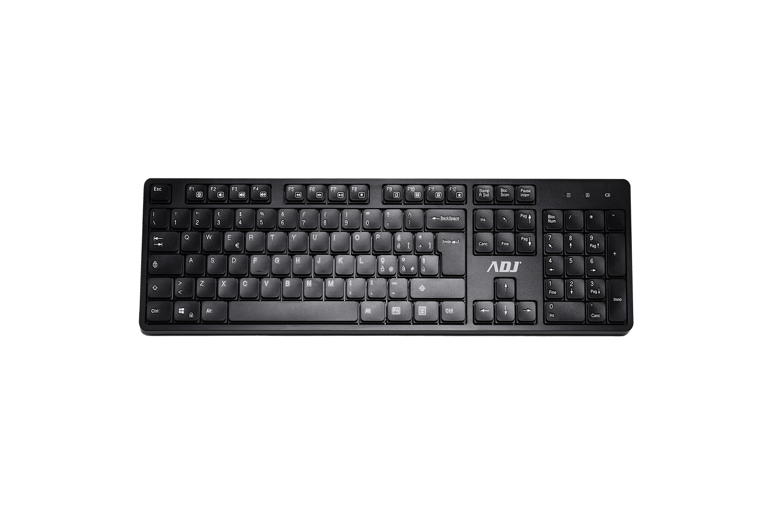 Silent Keyboard Wireless 2,4GHz - ADJ